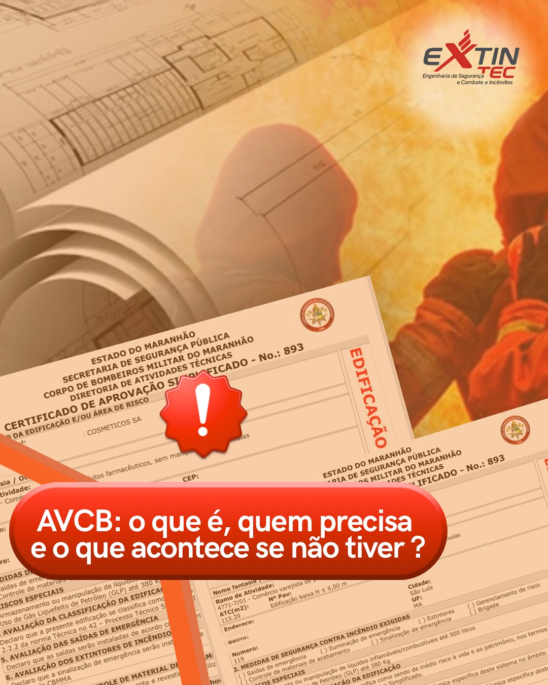 AVCB — Auto de Vistoria do Corpo de Bombeiros Militar do Maranhão